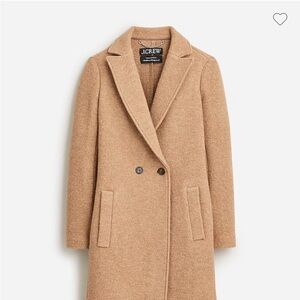 J. Crew Daphne topcoat in Italian boiled wool